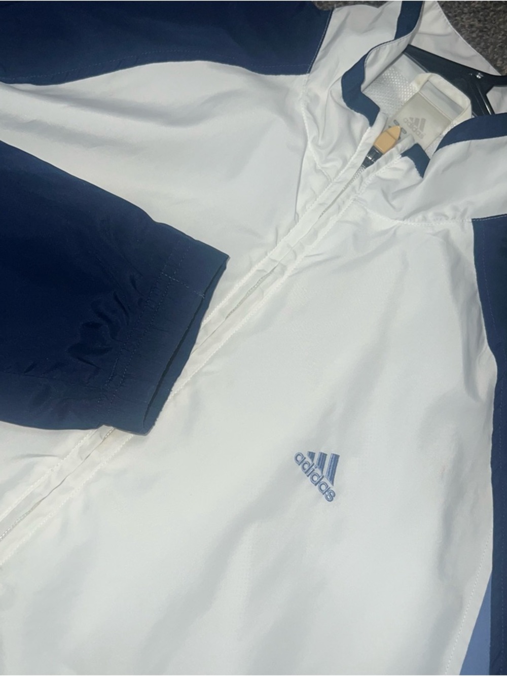 Vintage Y2K Adidas Climaproof Meshed Lined Track Jacket Men’s Size Large